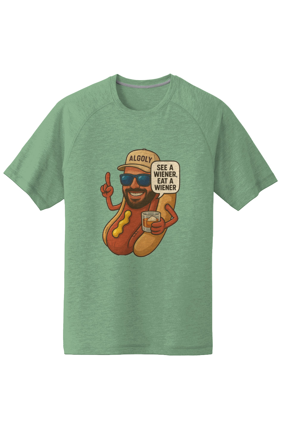 Posi Charge Wicking Raglan Tee